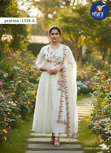 Vitara Pravina catalog wholesalers in mumbai for kurtis