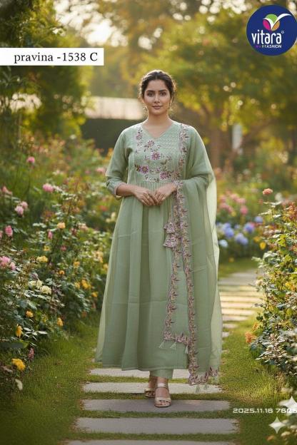 Vitara Pravina catalog wholesalers in mumbai for kurtis