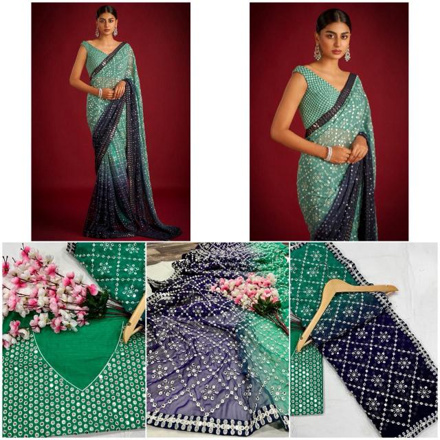 W - 307 Saree E commerce product 