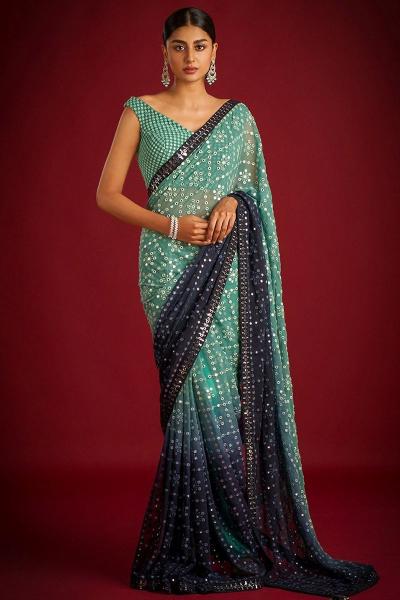 W - 307 Saree E commerce product 