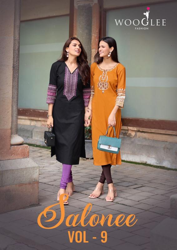 Wooglee Salonee Vol 9 catalog kurtis wholesale at cheap prices
