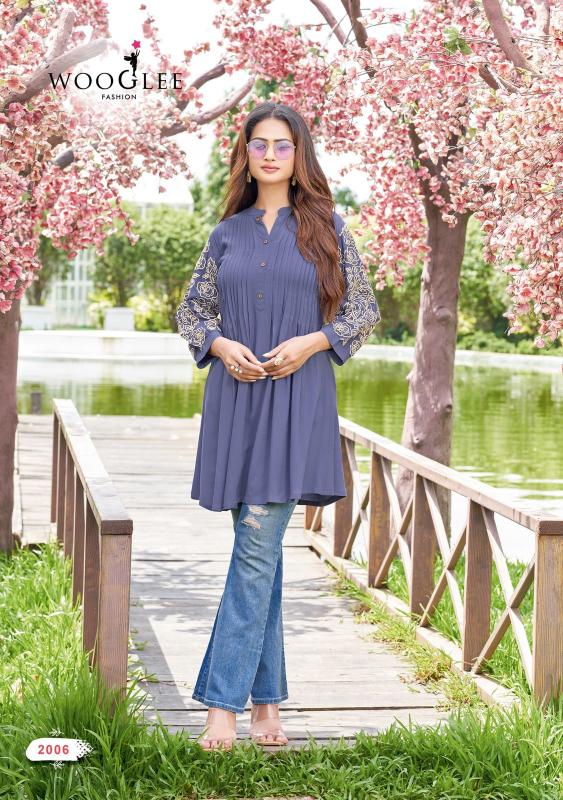 Wooglee Trendy Touch catalog short kurtis 