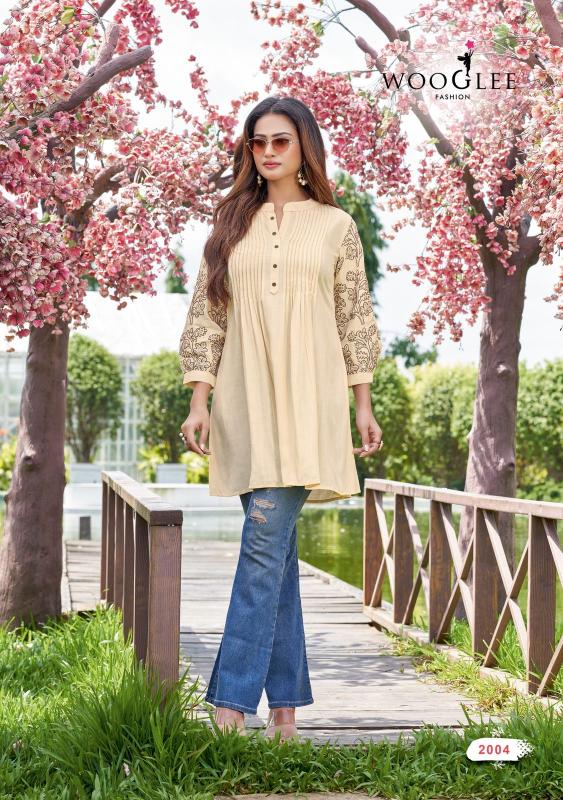 Wooglee Trendy Touch catalog short kurtis 