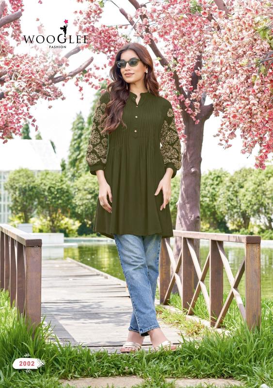 Wooglee Trendy Touch catalog short kurtis 