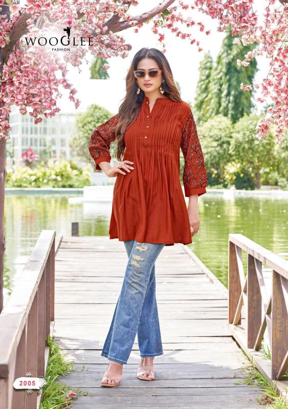 Wooglee Trendy Touch catalog short kurtis 