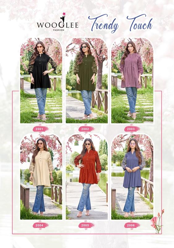 Wooglee Trendy Touch catalog short kurtis 