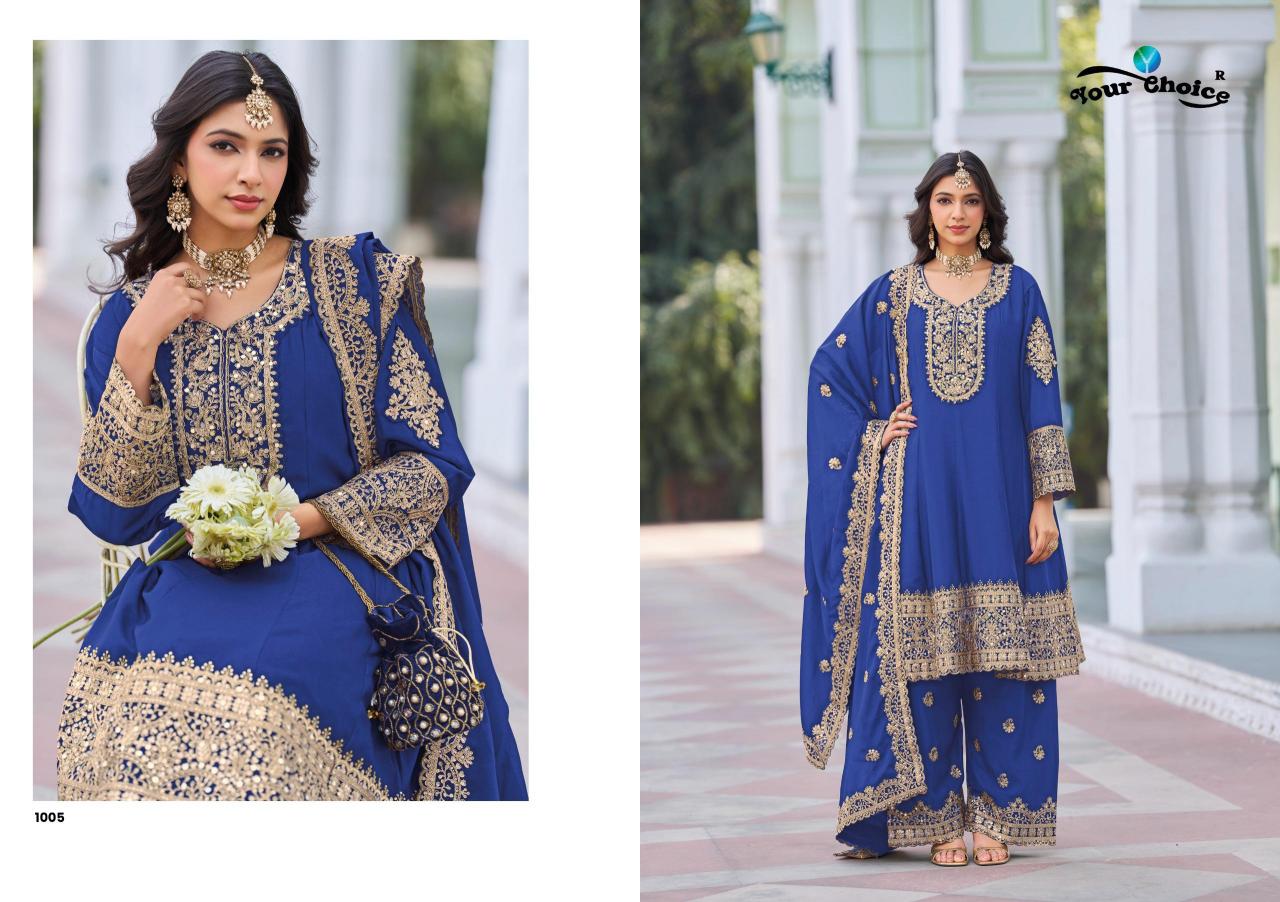 Your Choice Afgani Silver catalog designer salwar kameez
