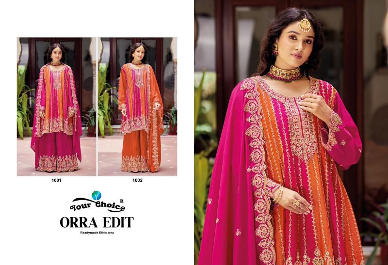 Your choice Orra vol 4 catalog wholesale dealers of salwar kameez in surat