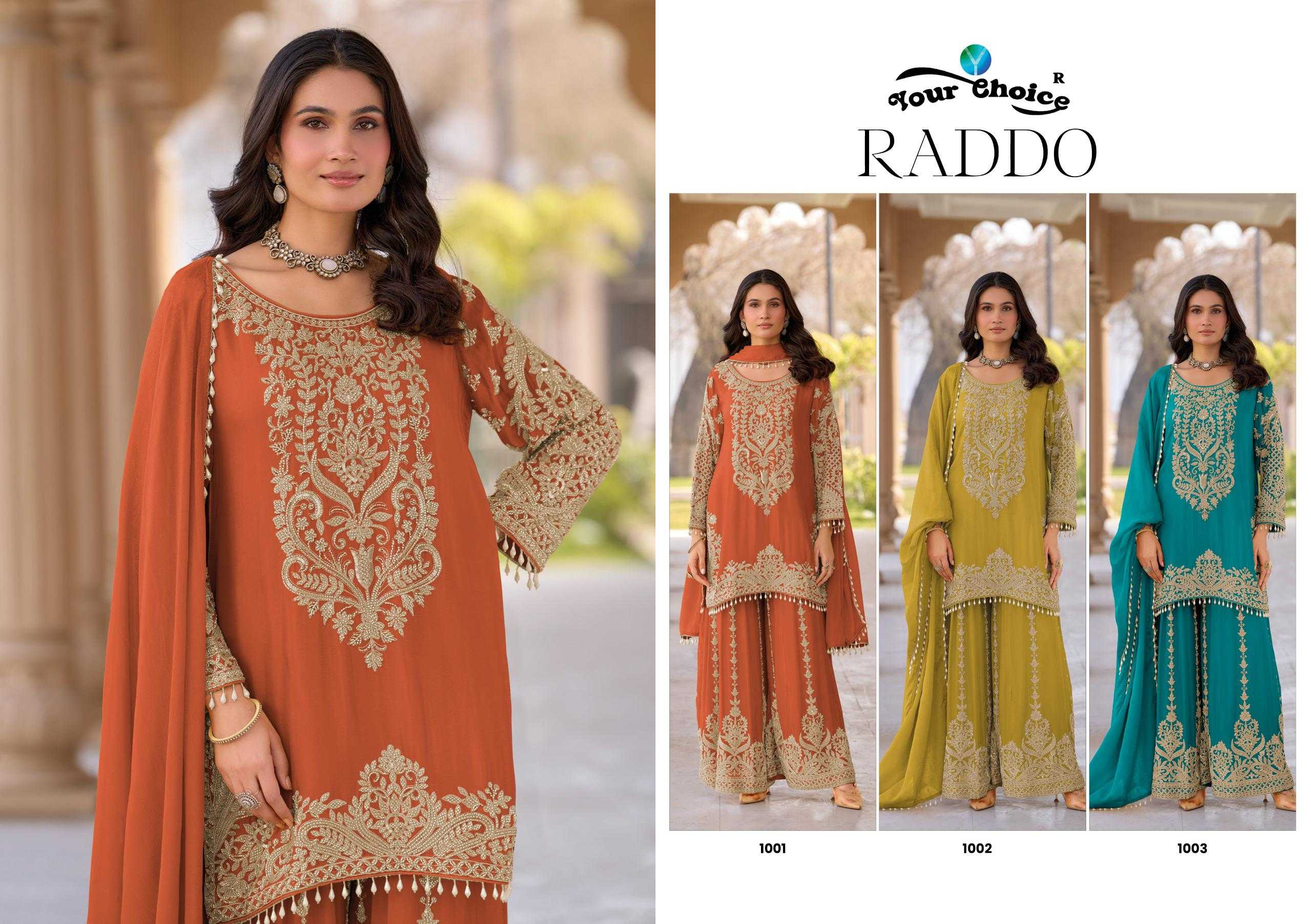 Your Choice Raddo catalog unique salwar kameez