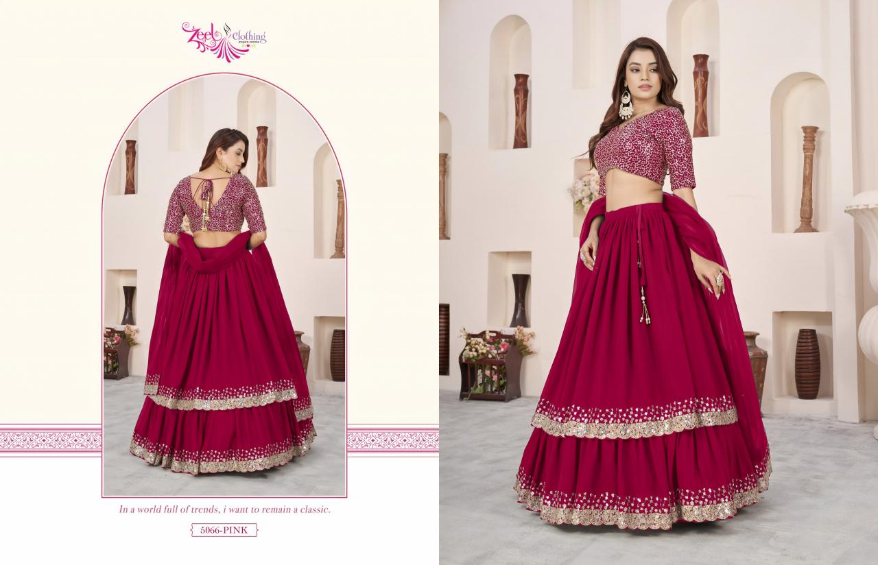 Zeel Clothing Anchal vol 1 catalog sell used lehenga india