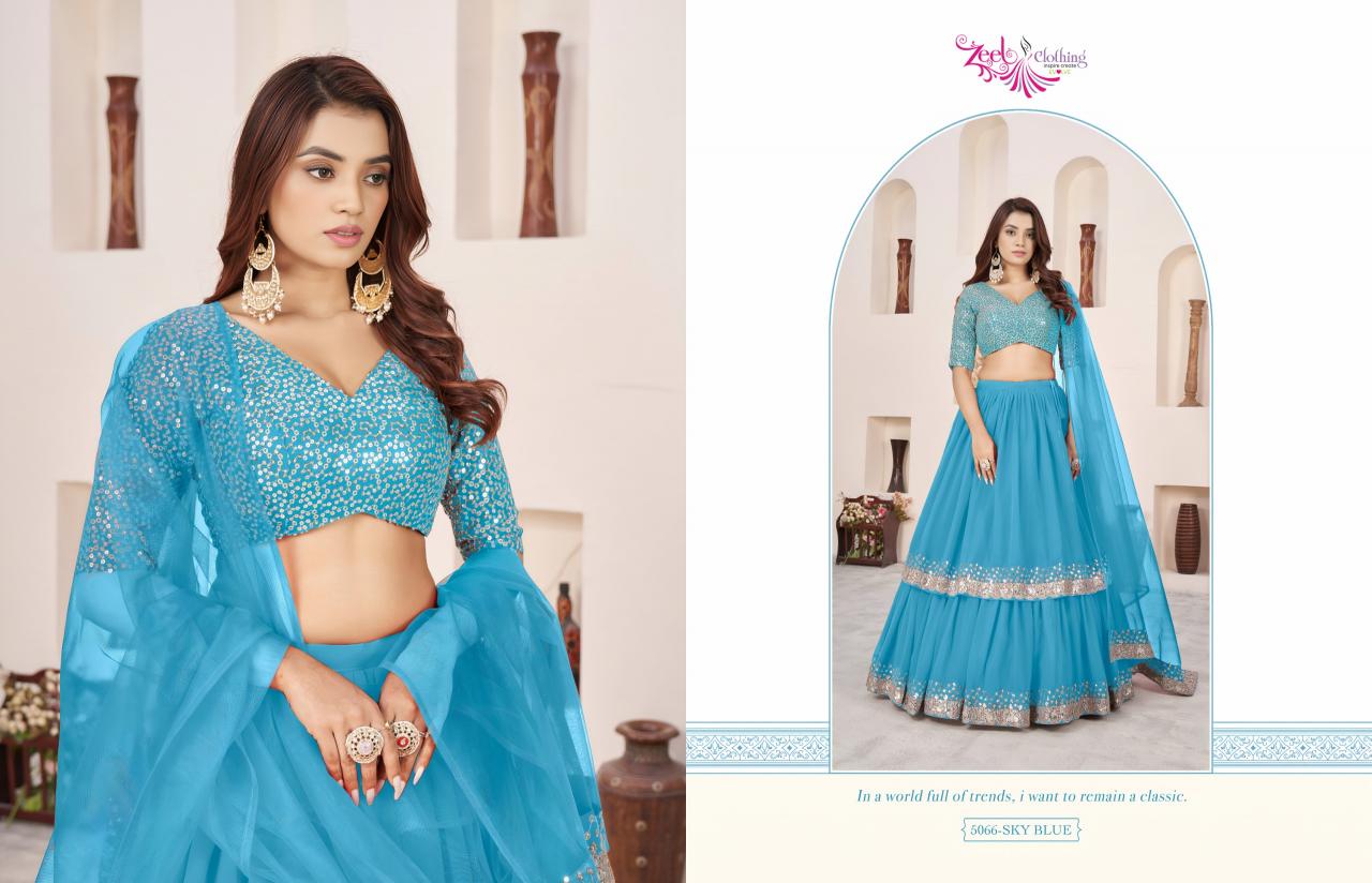 Zeel Clothing Anchal vol 1 catalog sell used lehenga india