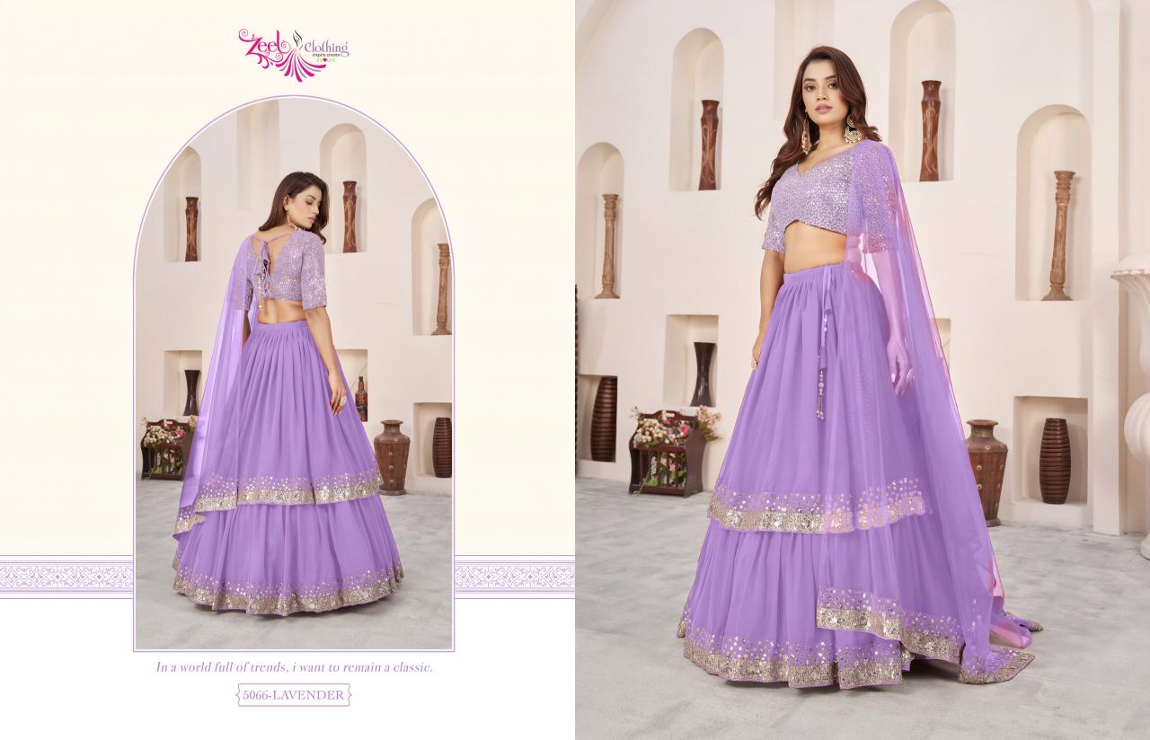 Zeel Clothing Anchal vol 1 catalog sell used lehenga india
