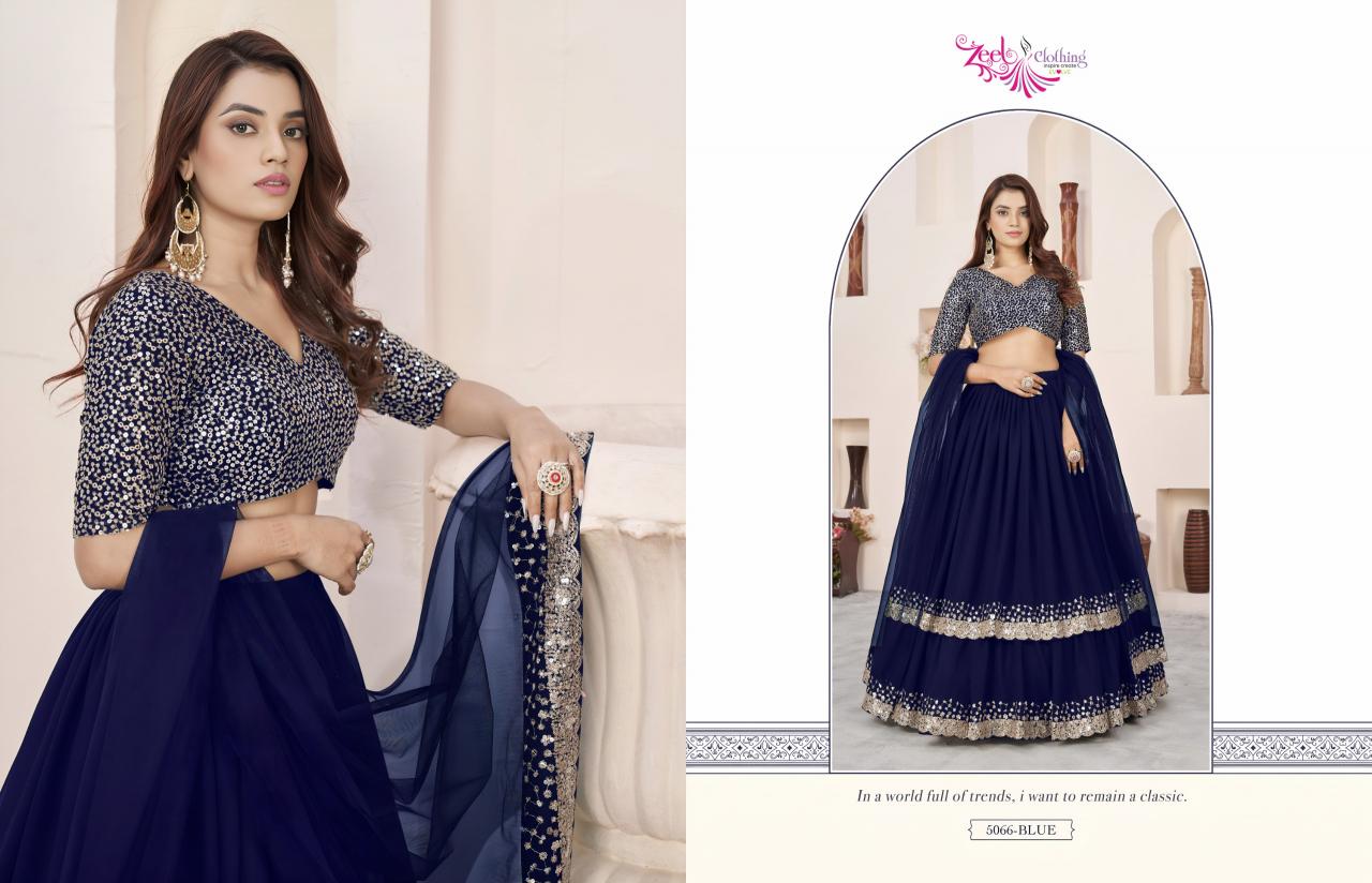 Zeel Clothing Anchal vol 1 catalog sell used lehenga india