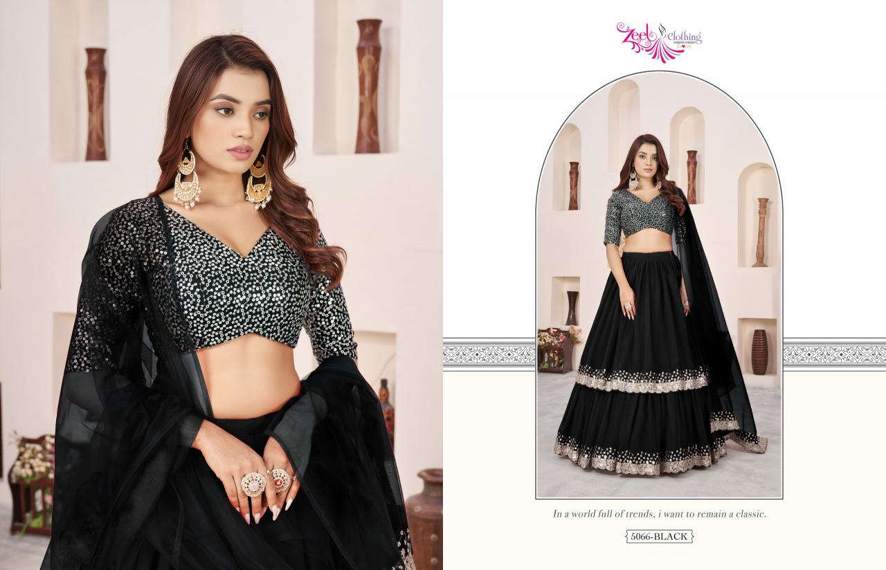 Zeel Clothing Anchal vol 1 catalog sell used lehenga india