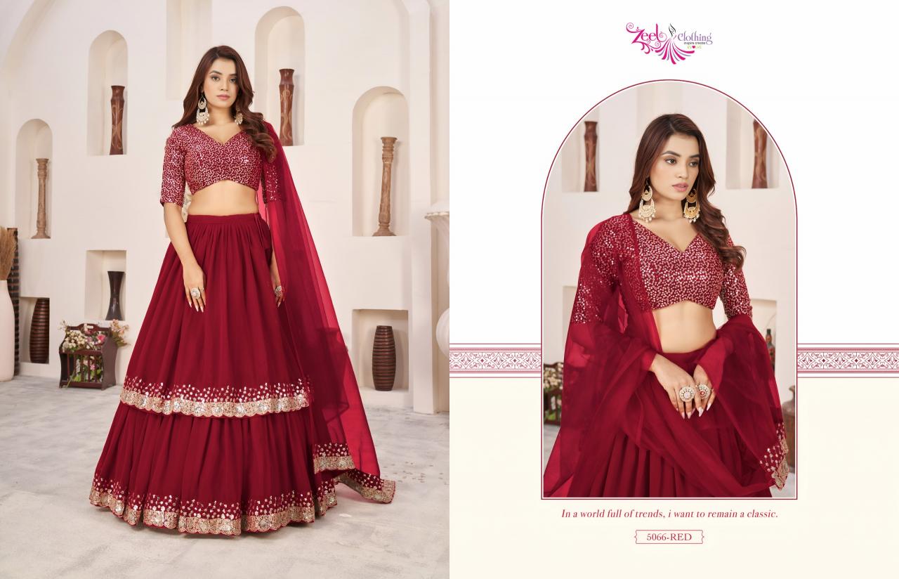 Zeel Clothing Anchal vol 1 catalog sell used lehenga india