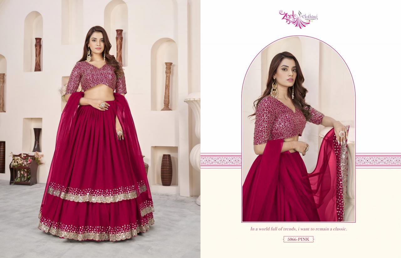 Zeel Clothing Anchal vol 1 catalog sell used lehenga india