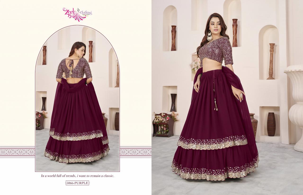 Zeel Clothing Anchal vol 1 catalog sell used lehenga india
