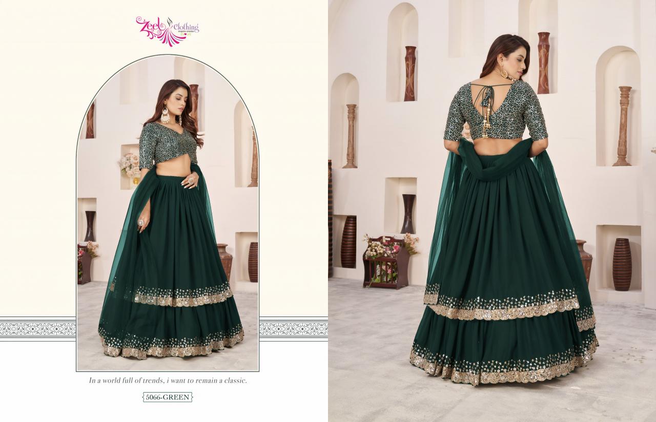 Zeel Clothing Anchal vol 1 catalog sell used lehenga india