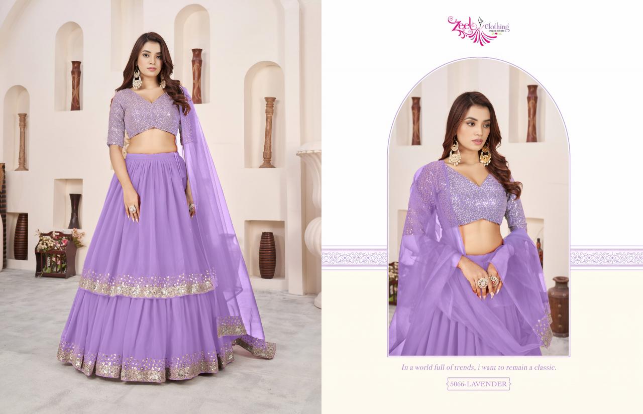 Zeel Clothing Anchal vol 1 catalog sell used lehenga india