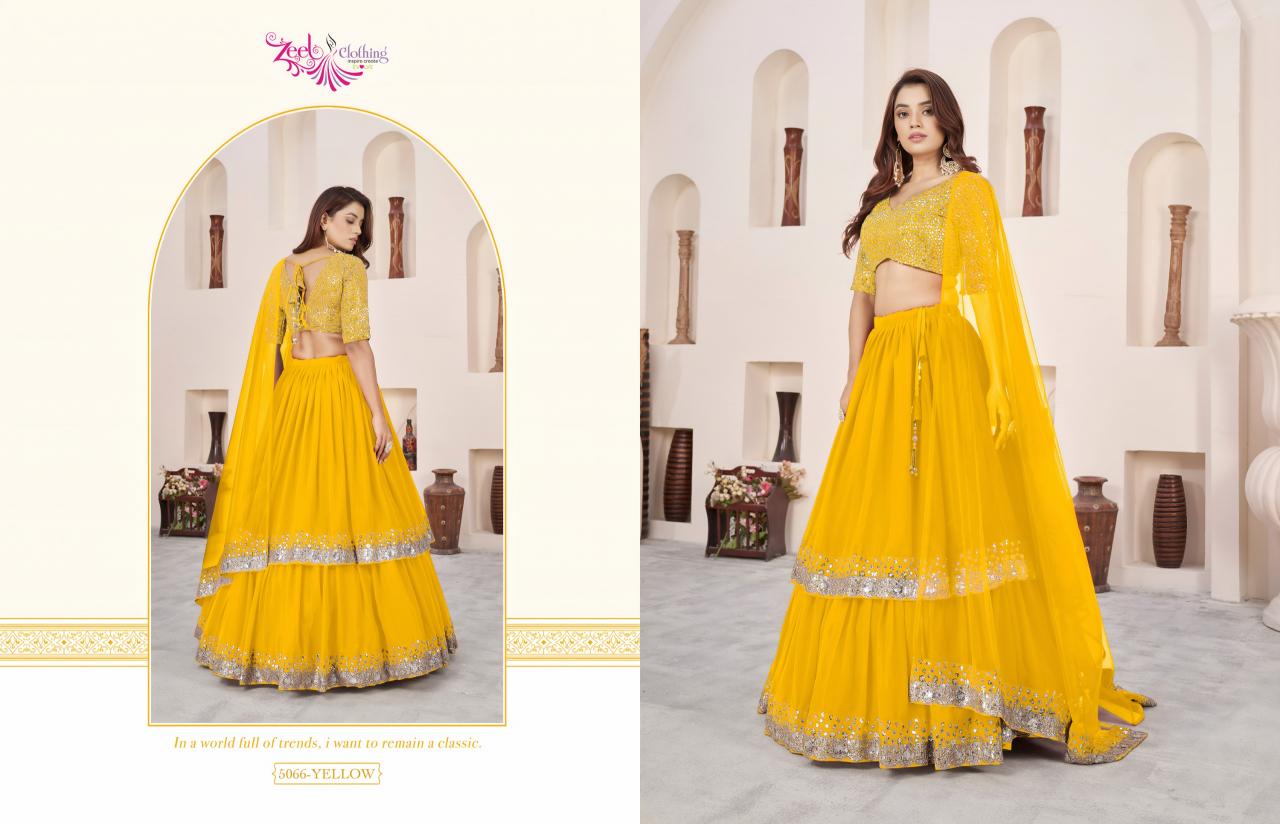 Zeel Clothing Anchal vol 1 catalog sell used lehenga india
