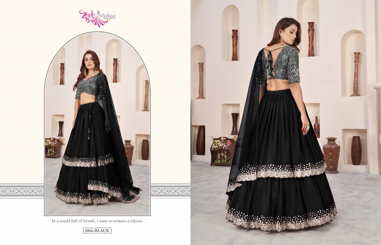 Zeel Clothing Anchal vol 1 catalog sell used lehenga india