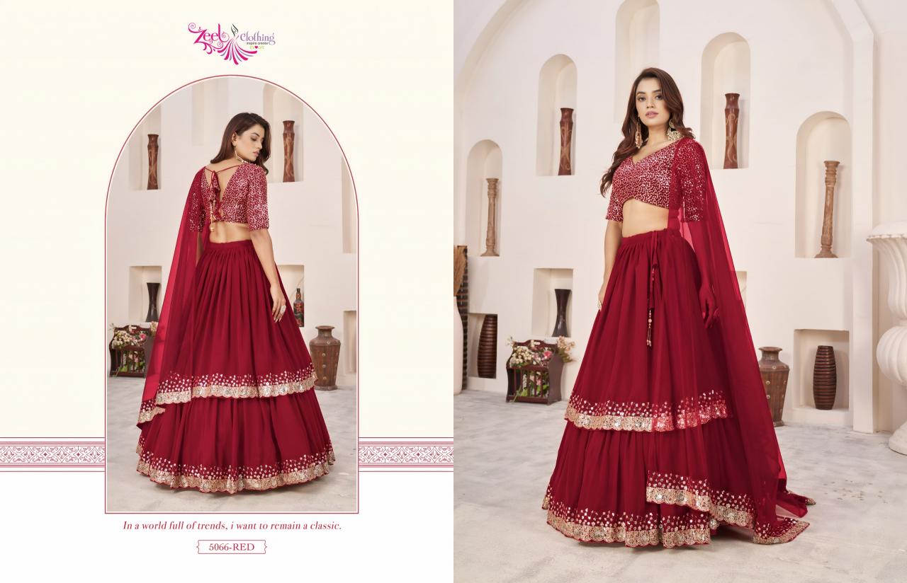 Zeel Clothing Anchal vol 1 catalog sell used lehenga india