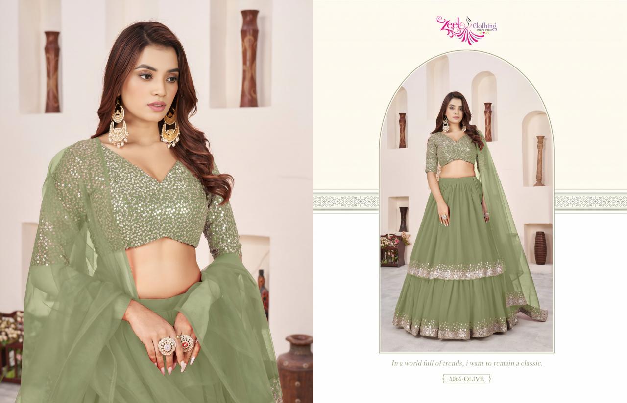 Zeel Clothing Anchal vol 1 catalog sell used lehenga india