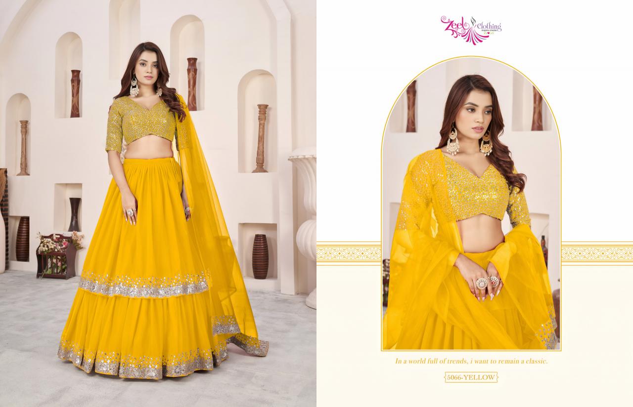 Zeel Clothing Anchal vol 1 catalog sell used lehenga india