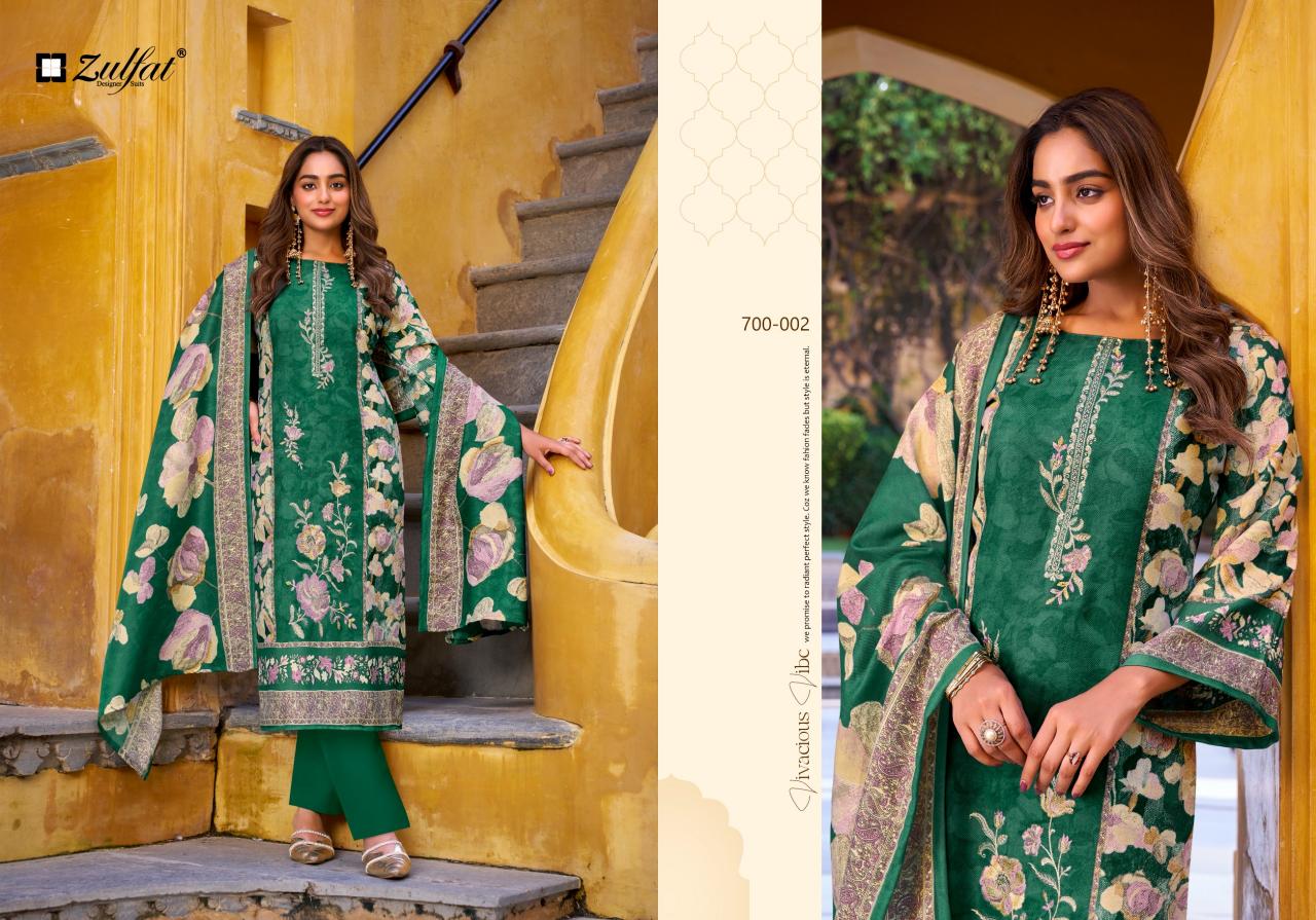 Zulfat Meenakaari catalog wholesale dress material shops in chickpet