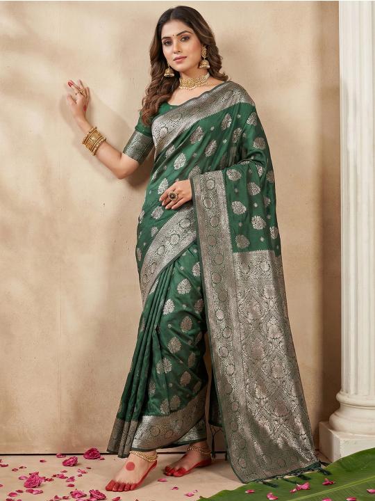 AADYA SILK VOL 2 by shree shyam fashion fancy designer Silk Blend fabric saree wholesale with Fancy latkan