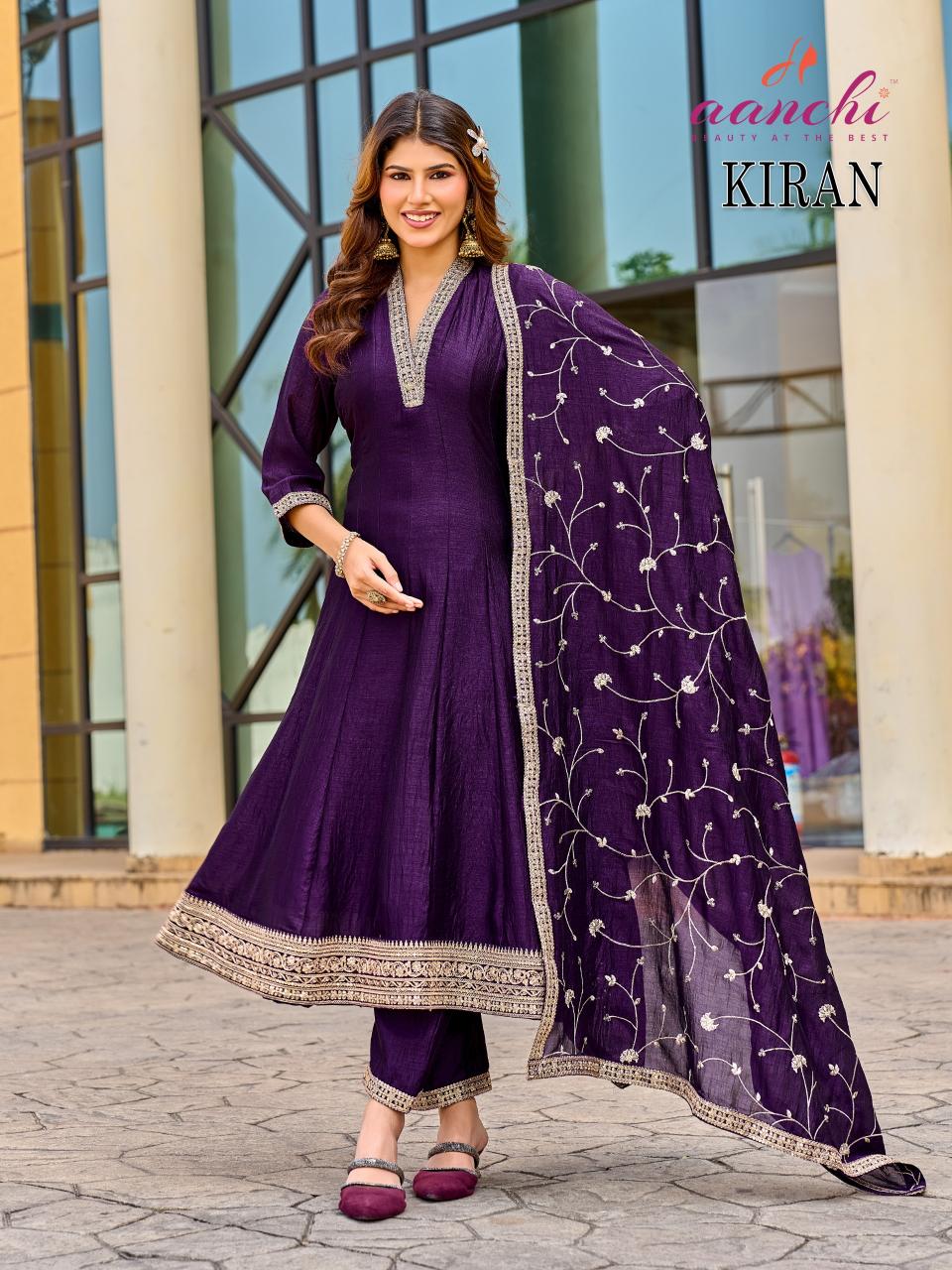 Aanchi Kiran catalog anarkali kurti wholesale catalogue