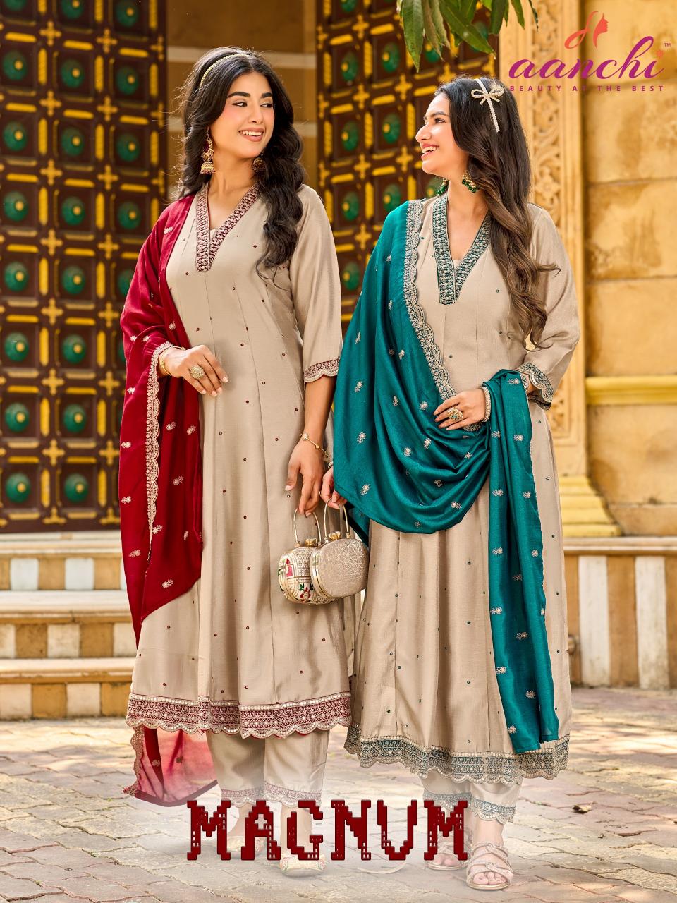 Aanchi Magnum catalog kurtis wholesaler in karjat