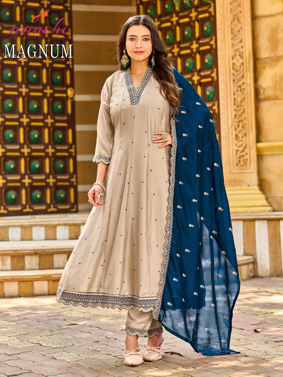 Aanchi Magnum catalog kurtis wholesaler in karjat