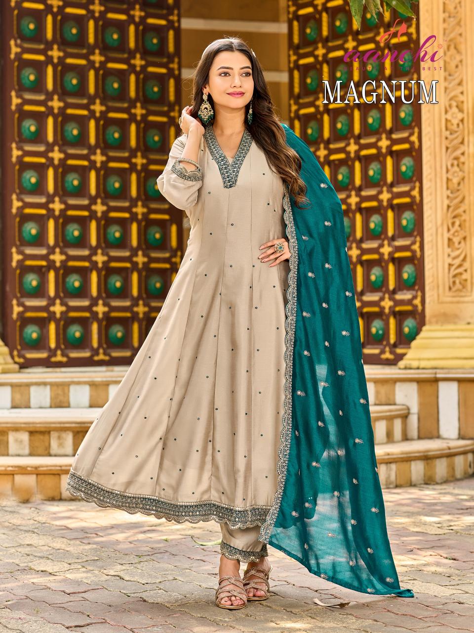 Aanchi Magnum catalog kurtis wholesaler in karjat