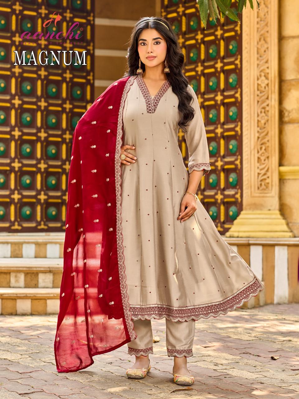 Aanchi Magnum catalog kurtis wholesaler in karjat