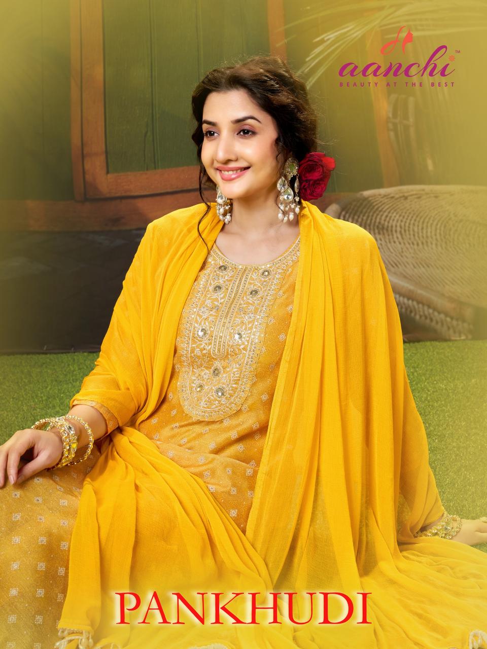 Aanchi Pankhudi catalog wholesaler of ladies kurtis at chandni chowk