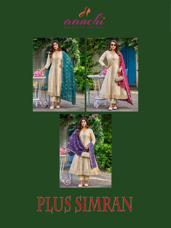 Aanchi Plus Simran catalog saachi kurtis wholesale