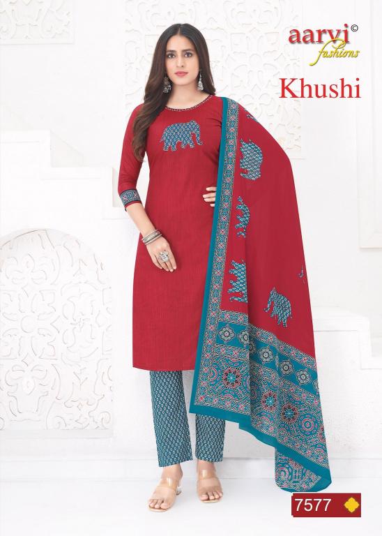 Aarvi Khushi Vol-2 – Kurti Pant With Dupatta - Wholesale Catalog