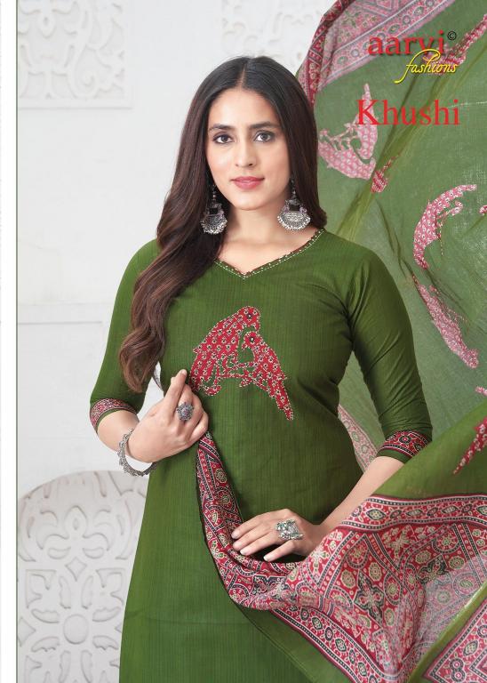 Aarvi Khushi Vol-2 – Kurti Pant With Dupatta - Wholesale Catalog