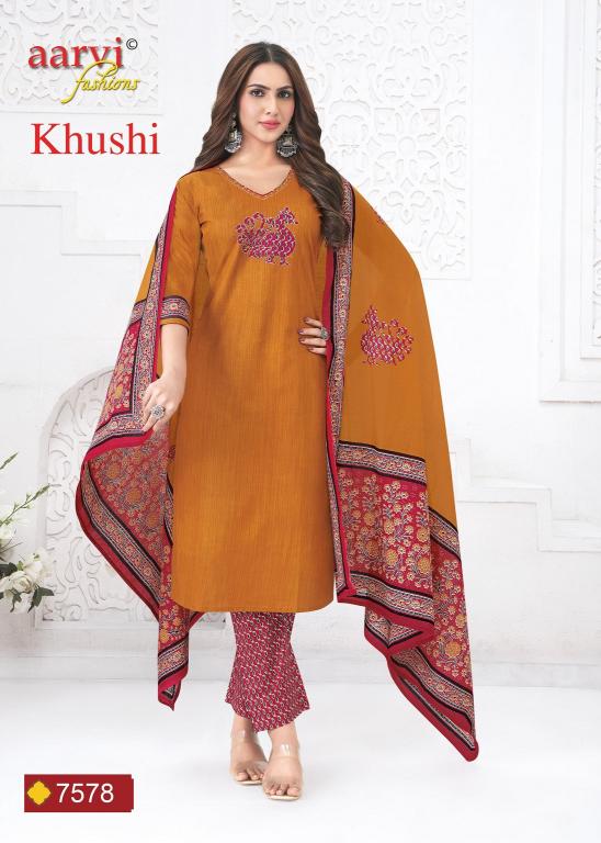 Aarvi Khushi Vol-2 – Kurti Pant With Dupatta - Wholesale Catalog