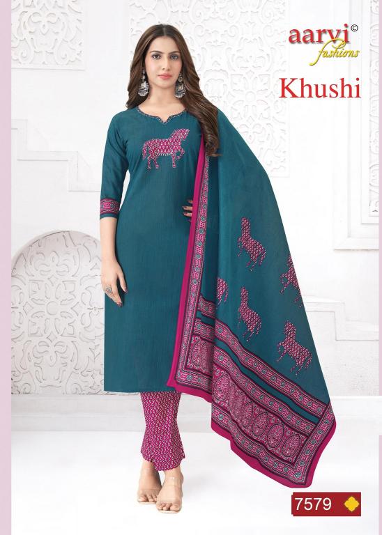 Aarvi Khushi Vol-2 – Kurti Pant With Dupatta - Wholesale Catalog