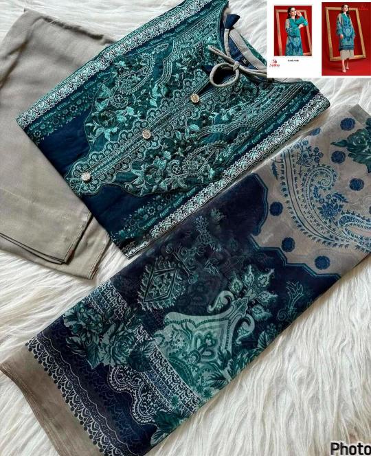 Aasha 1198 catalog Cotton Dupatta pakistani suits wholesalers in mumbai