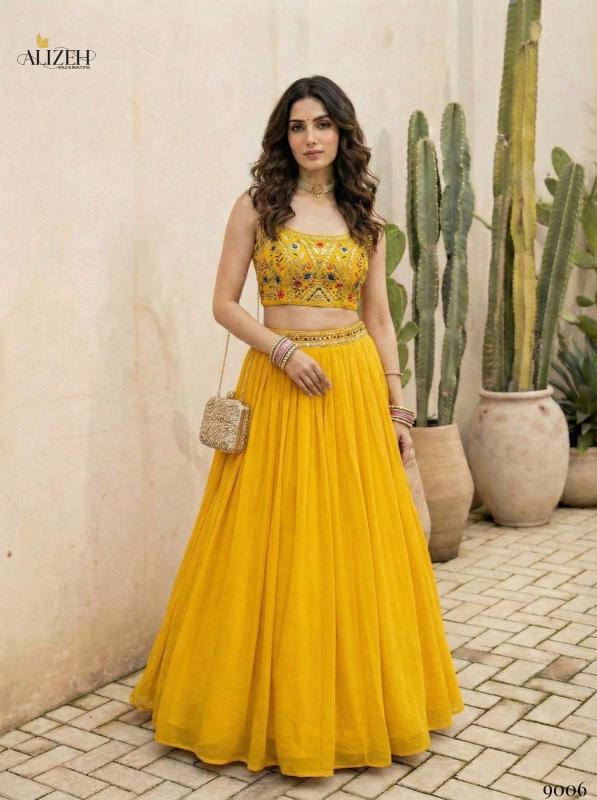 Alizeh 9006 And 9007 catalog lehenga choli wholesaler in surat