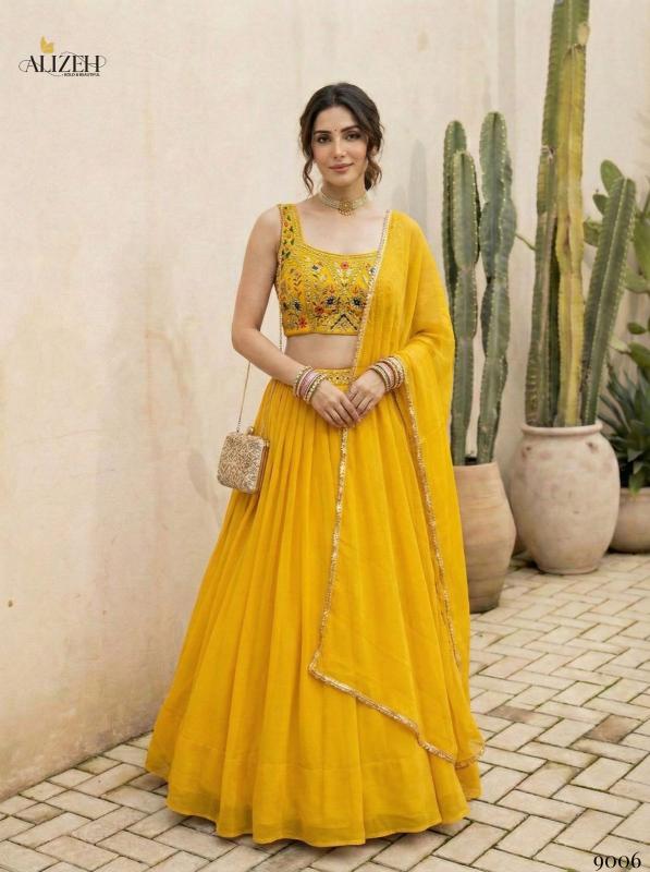 Alizeh 9006 And 9007 catalog lehenga choli wholesaler in surat