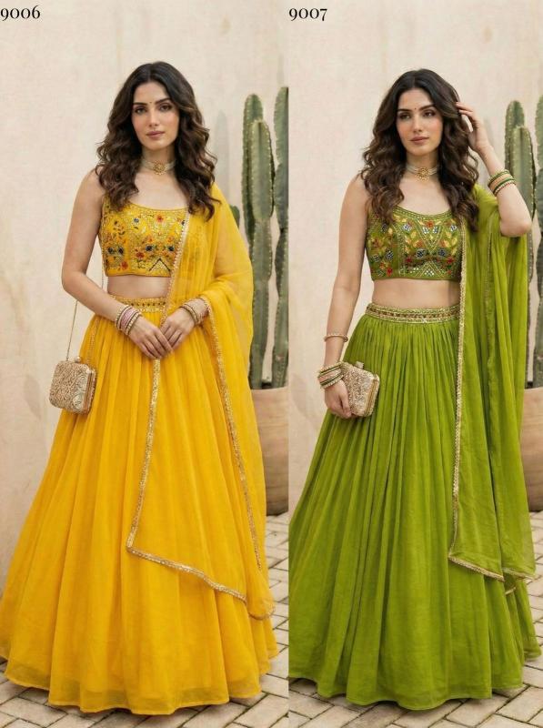 Alizeh 9006 And 9007 catalog lehenga choli wholesaler in surat