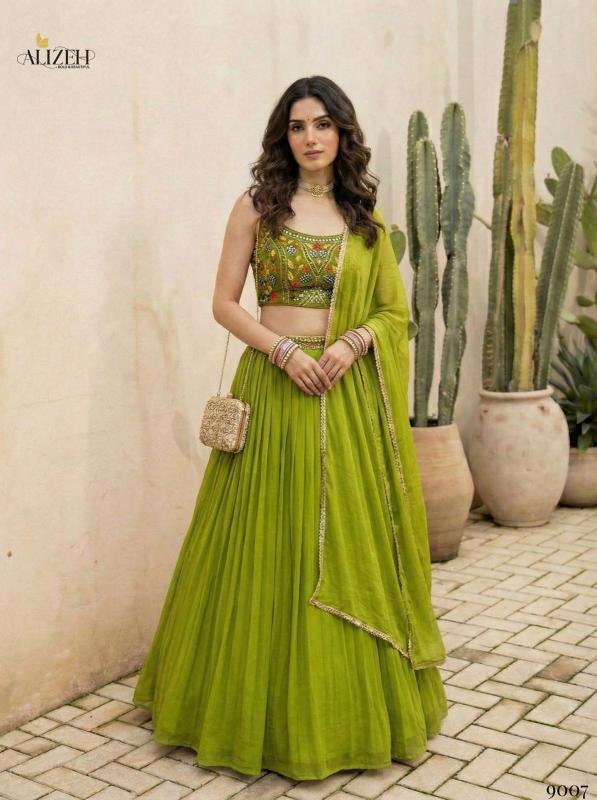 Alizeh 9006 And 9007 catalog lehenga choli wholesaler in surat