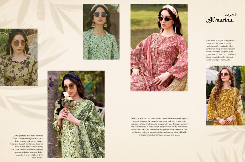 Almarina Chikankari catalog famous dress material shop in surat