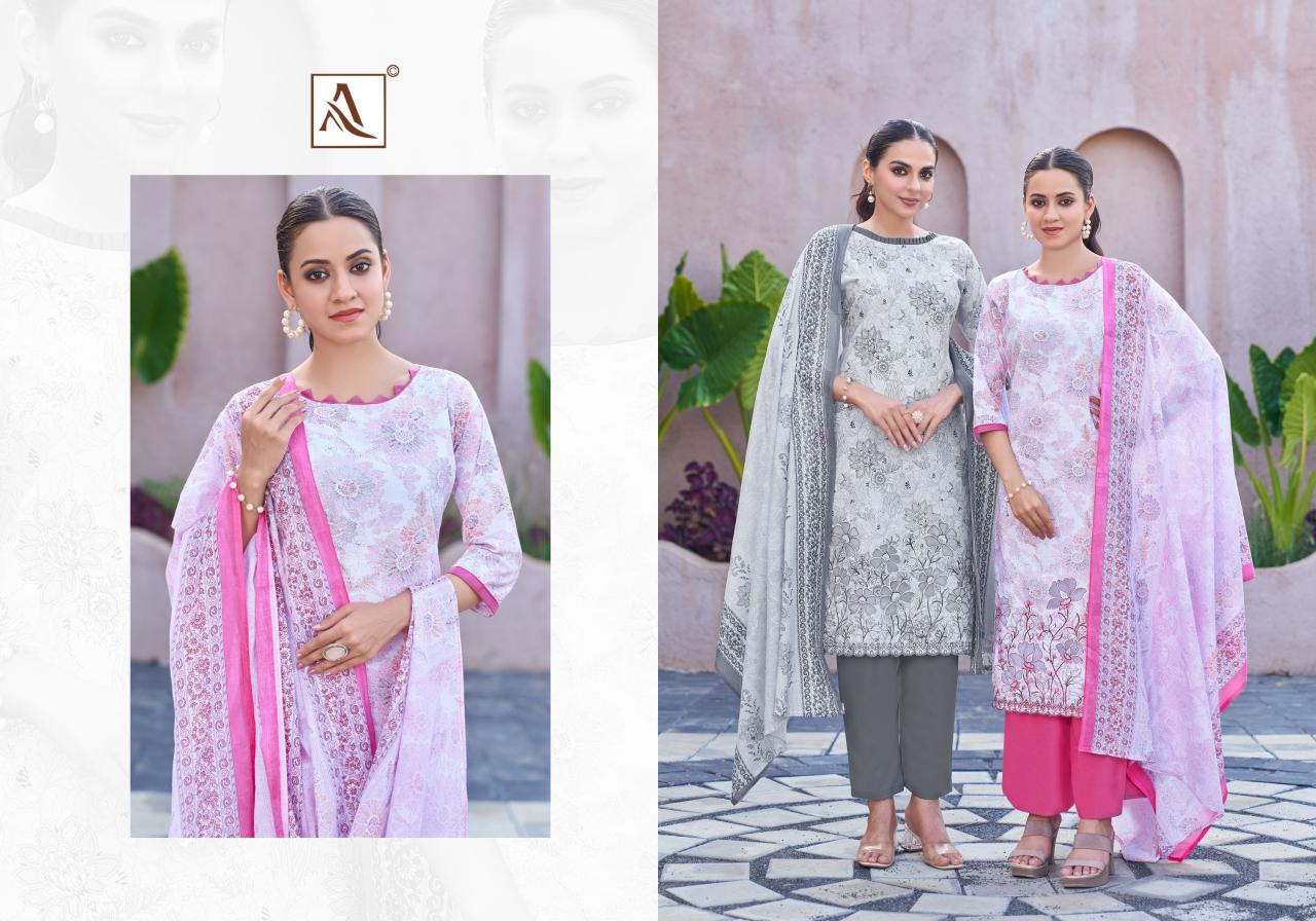 Alok Adeena catalog cotton dress material surat