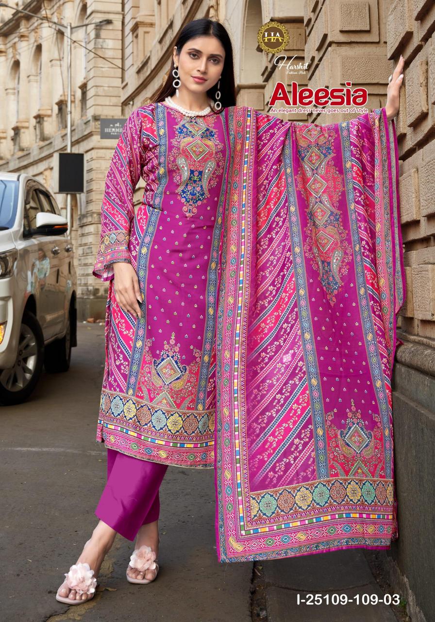 Alok Aleesia catalog wholesale dress material distributors in surat