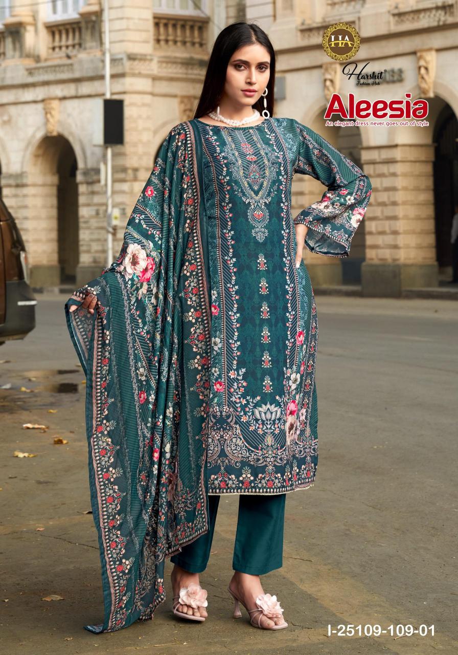 Alok Aleesia catalog wholesale dress material distributors in surat